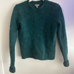 J. Crew Deep Green Crew Neck Sweater